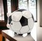 Ceramic Soccer Piggy Bank, Home Décor, Gift for Him, Gift for Dad, Gift for Son, Kid's Room Decor, Game Room Decor